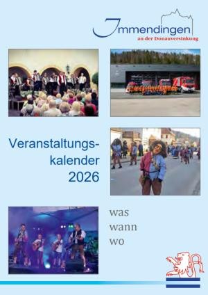 Veranstaltungskalender 2026 Veranstaltungskalender 2026