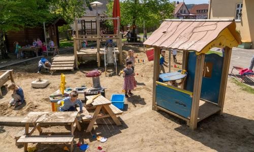 Kindergarten St. Josef - Außenspielbereich Kindergarten St. Josef - Außenspielbereich