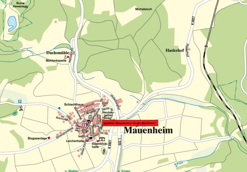 Lage Mauenheim