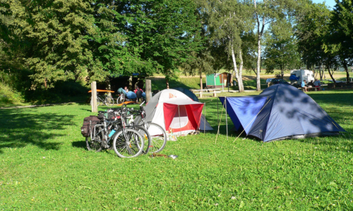 Radlerzeltplatz bei "Nina's essART"